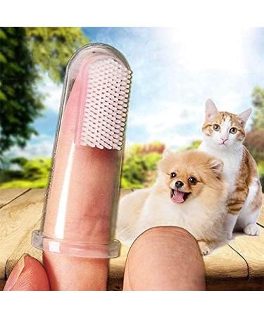 10 Soft Silicone Pet Finger Toothbrushes - Dog & Cat Dental Care Kit | Food Safe Tooth Cleaners - Buy Online on GoSupps.com