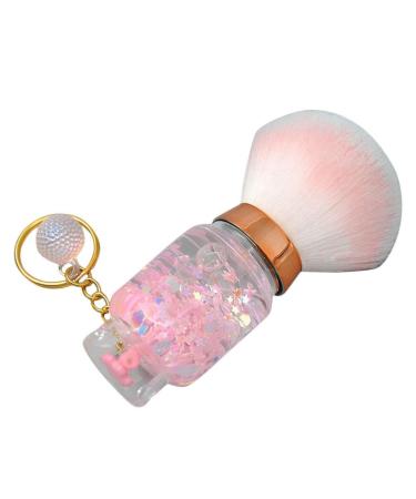 FOMIYES Powder Brush Women Blush Brush Face Makeup Brush Portable Nail Art Brush Precision Highlighter Brush Travel Facial Makeup Blush Brush Pink