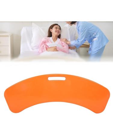 YXCMD curved transfer board transfer board for the elderly patient sliding aid device high-performance sliding boards for the transfer of seniors and disabled people.Hold up to 200 kg (color: or orange