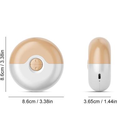 Electric Nail Cutter | Electric Nail Trimmer 2 in 1 Design Nail Scraps Storage USB Rechargeable Safety Fingernail Trimmer for Baby Kids Seniors and Adult Yellow - Buy Online on GoSupps.com