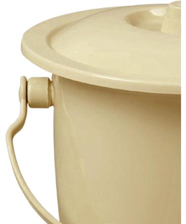 yotijay Chamber Pot with Lid Bedpan Spittoon Indoor Splashproof Pee Potty Urinal Bottle Light Yellow - Buy Online on GoSupps.com