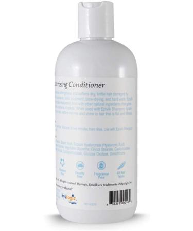 Hyalogic Episilk Hair Conditioner - Moisturizing Hyaluronic Acid & Collagen Formula for All Hair Types | Paraben-Free Volume Boosting (10 fl oz - Buy Online on GoSupps.com