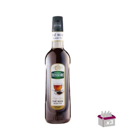 Set of 3 - TEISSEIRE - Black Tea Syrup - 70 cl