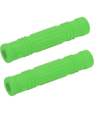 Chewable silicone pencil frames pencil cap improves concentration waterproof comfortable for adults and older children green 2 pieces
