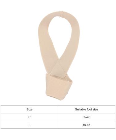 Bunion Corrector Belt | Hallux Valgus Lateral Cross Type | Split Toe Design | Breathable & Comfortable | Elastic Support (Size L) - Buy Online on GoSupps.com