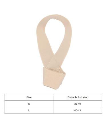 Bunion Relief Toe Spacers Valgus Belt - Comfortable Skin-Friendly Corrector for Overlapping Toes (Skin Color, Large) - Buy Online on GoSupps.com