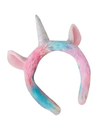 Beaupretty Halloween Party Party Headband Unicorn Headwear Party Headdress Party Hair Hoop Plush Unicorn Headdress Hallowen Party