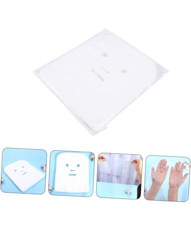 Zerodeko 100pi ces Masque Facial Pr decoup Hygi ne Jetable Pour Soin Visage Spa Beaut  - Buy Online on GoSupps.com