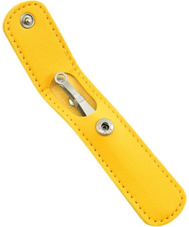 Frcolor Stainless Steel Round Nose Hair Clips - 5-Pack Reusable Beard & Eyebrow Tweezers for Men - Yellow - 9.8x1cm - Perfect Grooming Tool for Nose & Eyelash Hair Removal - Buy Online on GoSupps.com