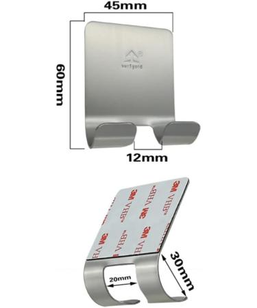 Zerodeko 3-in-1 Self-Adhesive Razor Holder & Organizer Hooks Sticky Shaving Hook Stand for Easy Storage & Hanging Ideal for Bathroom Space Saving - Buy Online on GoSupps.com