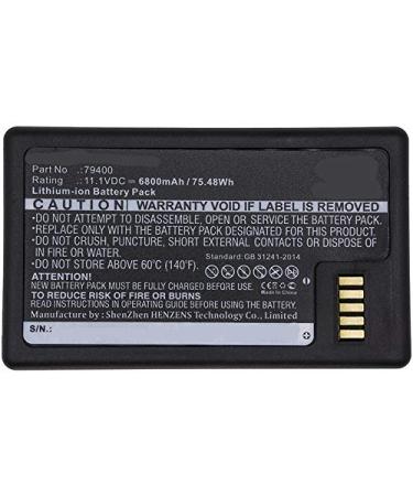 Synergy Digital Equipment Battery Works with Trimble 99511-30 Equipment (Li-ion 11.1 6800mAh) Ultra High Capacity Battery