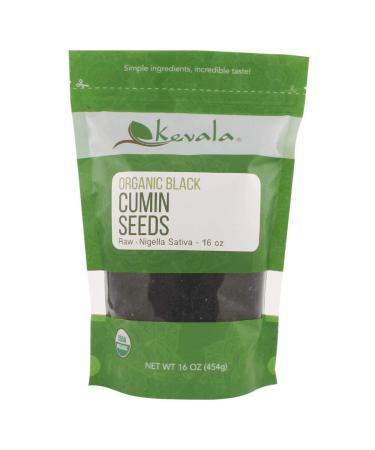 Kevala Organic Black Cumin Seeds Raw 16 oz (454 g)