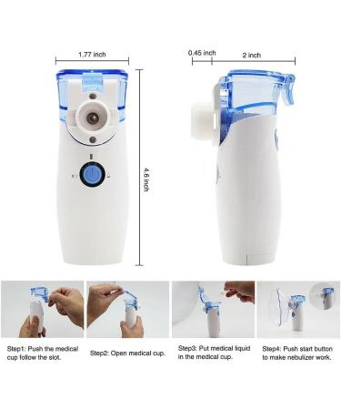 Portable Mesh Nebulizer - Handheld Personal Inhaler for Breathing, Travel & Daily Use - Buy Online on GoSupps.com