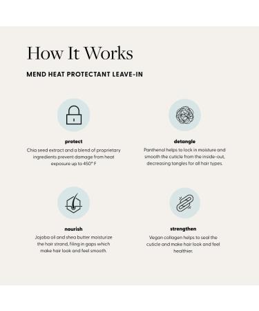 Arey Mend Heat Protectant Leave-In Conditioner - 2 Fl Oz. - Buy Online on GoSupps.com