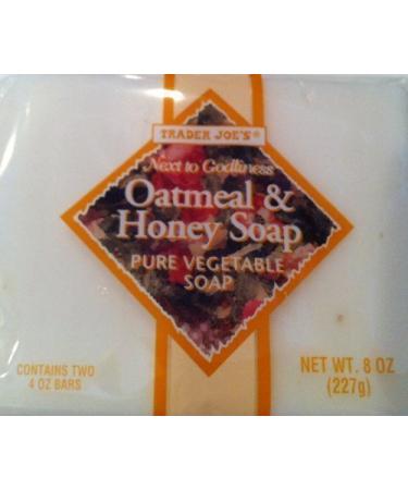 Trader Joe's Oatmeal and Honey Soap - Pure Vegetable Formula - 10 Bags (20 Bars) - Buy Online on GoSupps.com
