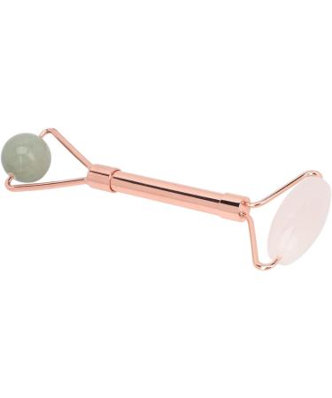 Jade Face Roller - Double Headed Anti-Wrinkle Tool for Eye Face & Neck Massage | Portable Skin Care Gift for Women - Buy Online on GoSupps.com