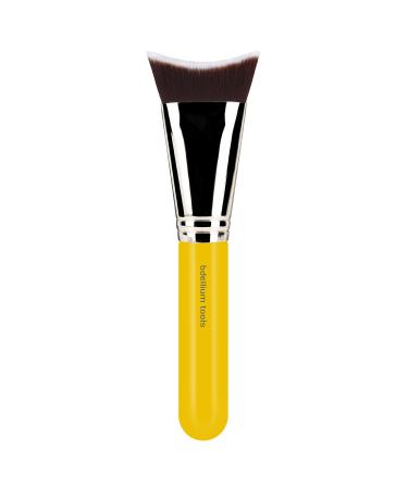 Bdellium Tools Professional Makeup Brush - Studio Series 989 Inverted Face Blending - With Soft Synthetic Fibers For Blending (Yellow 1pc)