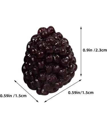 HEMOTON 40 Pcs Simulation Fruit Model Raspberries Models Fake Fruit Artificial Raspberry Simulated Fruit Adornment Imitation Fruit Ornaments Toy Wild Strawberries Pvc Child - Buy Online on GoSupps.com