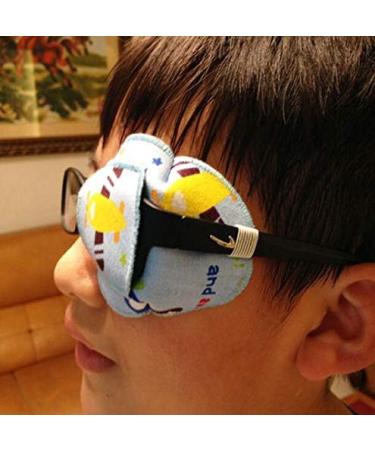 1PCS Pure Cotton Reusable Eye Patch Cartoon Amblyopia Eye Patches Vision Training Eye Patch for Treat Lazy Eye and Strabismus For Kids(Left Eye) - Buy Online on GoSupps.com