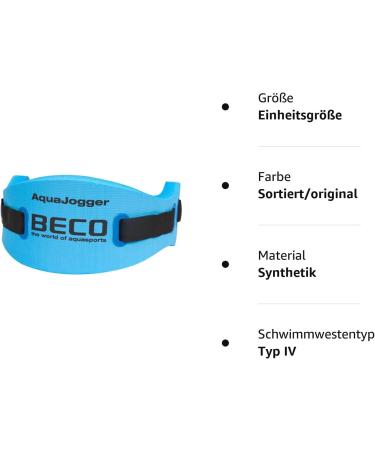 BECO Woman Aqua Jogging Belt - Swimming Aid & Trainer for Fitness (Up to 70 kg) | International Shipping Available - Buy Online on GoSupps.com