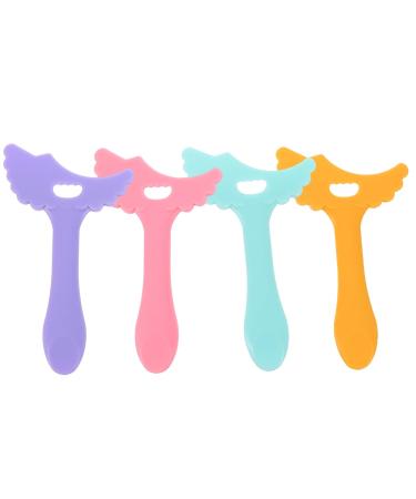 Healvian 4pi ces Pochoirs Eye-liner Silicone Outils Maquillage Mascara Aides Dessin Yeux R utilisables Sans Bavure