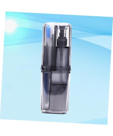 FRCOLOR Travel Toothbrush Cup Set - Holder Mug and Toothpaste Container for International Shipping - Buy Online on GoSupps.com