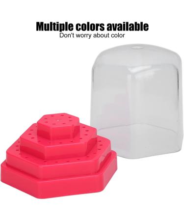 Nail Drill Bits Box Case Nails Necessary Tool Nail Drill Bits Storage Stand Plastic 48 Hole for Home Use for Nail Salon() Pink - Buy Online on GoSupps.com