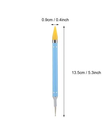 Double-Ended Pointing Drawing Pencil - Sweetness Color Nail Wax-Stone Tool for Easy Nail Art - Blue Marble Manicure Tool - Buy Online on GoSupps.com