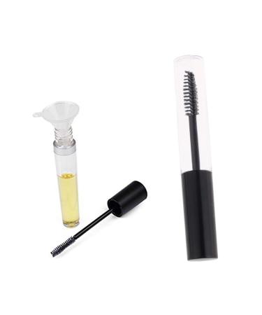 Healvian 3pcs Empty Eyelash Tube Empty Mascara Tubes with Eyelash Wand Refillable Eyelash Tube Bottle 1 g (Pack of 1)