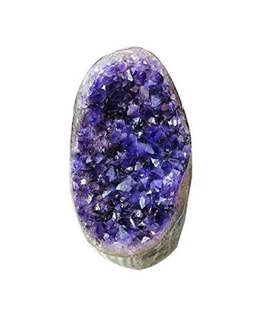Natural Brazilian Amethyst Geode Purple Crystal Clusters Quartz Stone 500g-600g for Home 1pc Chakra Reiki Balancing