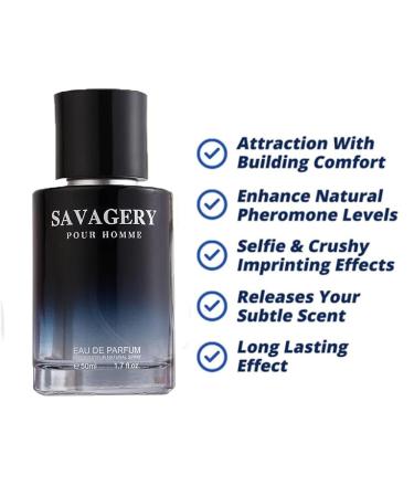 Savagery Scented Pheromone Men Cologne Savagery Pheromone Men Perfume Pheromone Cologne for Men Attract Women Men's Pheromone Cologne Long Lasting Perfume (2Pcs) - Buy Online on GoSupps.com