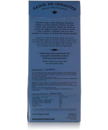  Maria Confeitaria Artisanal apple and cinnamon biscuits "Serra da Estrela" edition - Traditional Portuguese biscuits - 150g - Buy Online on GoSupps.com