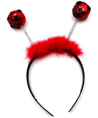 Lurrose Kids Tiara Christmas Headband Ladybird Head Boppers Hairband Paillette Hair Hoop Cute Hair Band Party Hair Accessory for Children Kids Adults Glitter Headband - Buy Online on GoSupps.com
