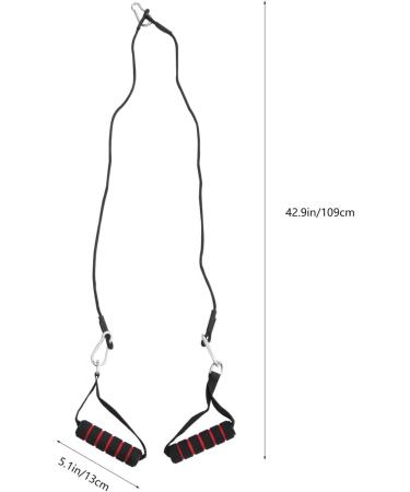 Buy POPETPOP Resistance Bands - Durable Exercise Bands with EVA Handles & Metal Hooks for DIY Workouts - International Shipping Available - Buy Online on GoSupps.com