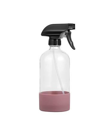 DYHAXA Protective Silicone Sleeve Holder Set for 16 oz Glass Bottles - Non-Slip Rubber Bottom - 2 Pack (Pink & Green) - Buy Online on GoSupps.com