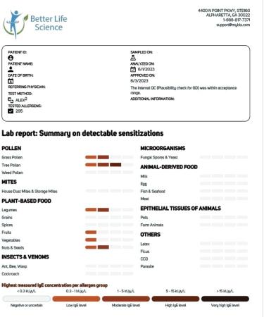 At-Home Allergy Test - 295 Triggers | Accurate & Fast Results Ship Worldwide - Buy Online on GoSupps.com