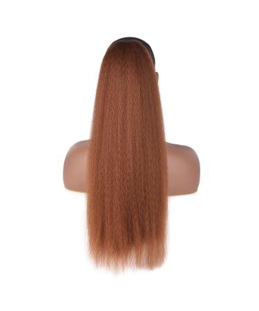 Hair Extensions Ponytail Synthetic Curl Hair Pieces African Hair Ponytail Fluffy Ponytail Extension Cord For Black Women Hair Bun Wig Hair Pieces For Women (Color : E Size : 18inches) 18inches E