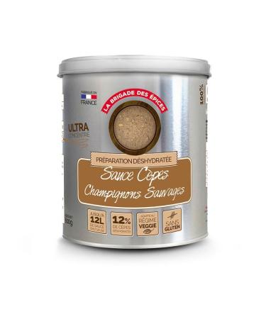 La Brigade des Épices - Dehydrated sauce Porcini mushrooms - 600G - 100% Natural, Vegetarian & Made in France