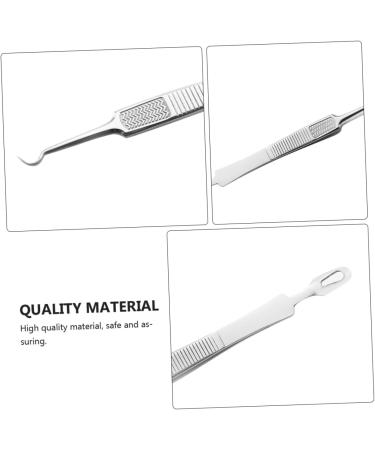 NOLITOY 3pcs Extractor Pimple Remover Stainless Curved Blemish Blackheads Kit Blackhead for Steel Tweezers 1 count (Pack of 1) - Buy Online on GoSupps.com