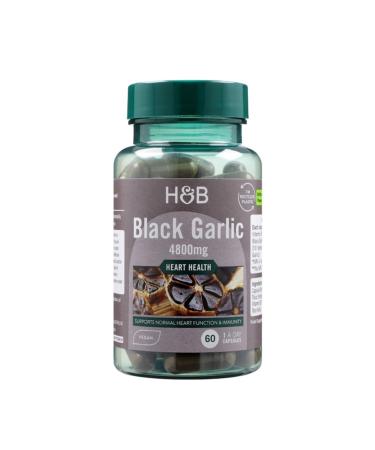 H and B Black Garlic 4800 mg 60 Capsules