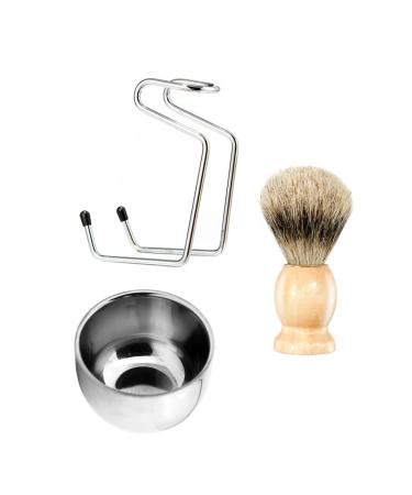 minkissy 1 Shaving Tool Change Wooden Man Soap Dish