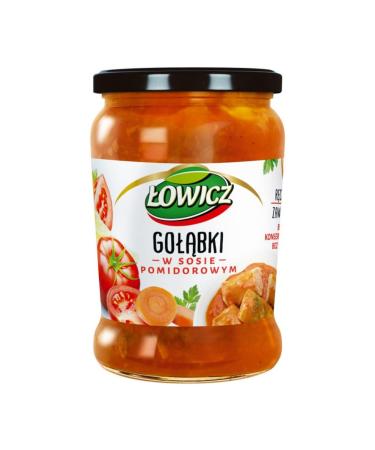 Lowicz Golobki Stuffed Cabbages in Tomato Sauce 580gr x 10 pack