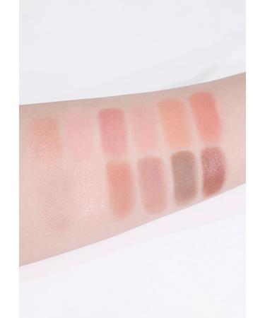 COLORGRAM Pin Point Eyeshadow Palette 01 Peach & Coral - Daily Makeup Palette with Ultra-Blendable Matte, Glitter, and Shimmer Shades - Buy Online on GoSupps.com