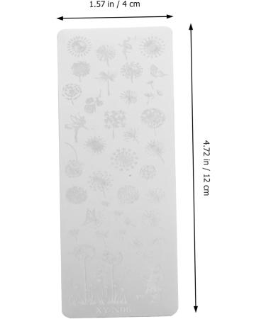 minkissy 9 Sets Double Head Double-End Nail Art Stamper die Colored Diamond Stamp Decorative Items Template Sticker Seal DIY Nail Stamper Nail Stickers Nail Stencils Tool 12x4cmx3pcs As Shownx3pcs - Buy Online on GoSupps.com