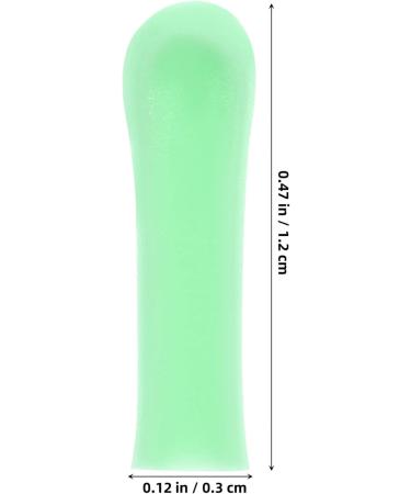FRCOLOR 10pcs Ear Spoon Tips Ear Cleaner Replacement Tips Silicone Ear Wax Picker Cover Ear Spoon Sleeves Ear Wax Removal Tips Sleeves for Teens Adults Green - Buy Online on GoSupps.com