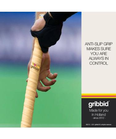 GRIBBID Field Hockey Stick Grip Tape - Original Dutch Chamois - Yellow 2-Pack | International Shipping Available - Buy Online on GoSupps.com