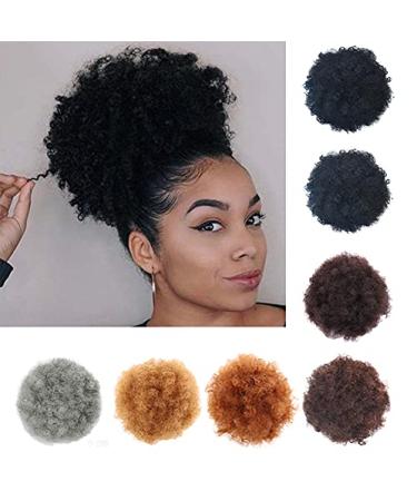 Buy Synthetic Buns Boy Wig | Afro Puff Hair Accessories for Girls & Women | Ballerina Ponytail FB12-1001A - Buy Online on GoSupps.com