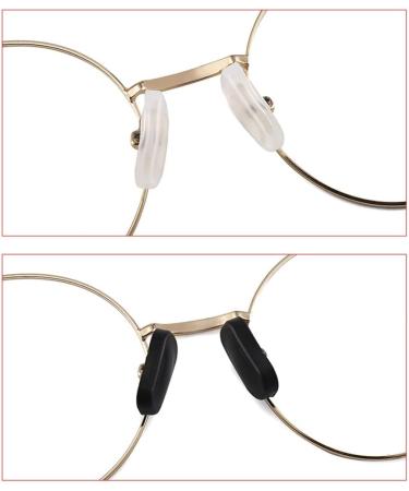 QWAMBVZE 50 Pairs Transparent Soft Silicone Push-In Nose Pads for Glasses - Comfortable & Secure Fit - Buy Online on GoSupps.com