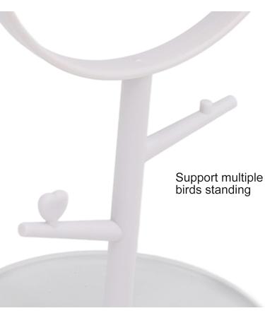 Shanrya Bird Stand Parrots Training Perch Natural Smell Anti Slip with Base for Outdoor for Indoor Brown - Buy Online on GoSupps.com