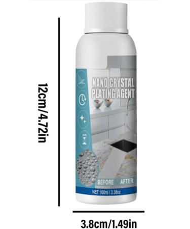 LONGLUAN Furniture Marble Scratch Repair Refurbishment Agent Stone Nano Crystal-Plating Agent Nanometer Crystal Plating Agent Marble Cleaner Stain Remover Marble Stone Cleaner Polishes (3pcs) - Buy Online on GoSupps.com